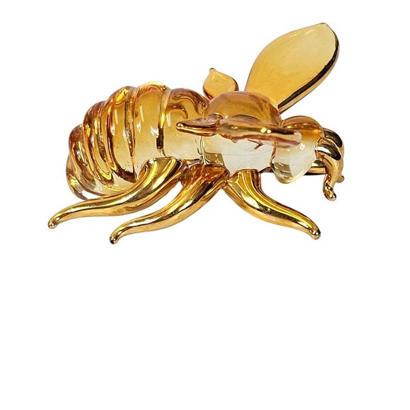 The Taste of Honey About Face Designs Messenger VTG Glass HoneyBee Figure w/ Box - Picture 15 of 16